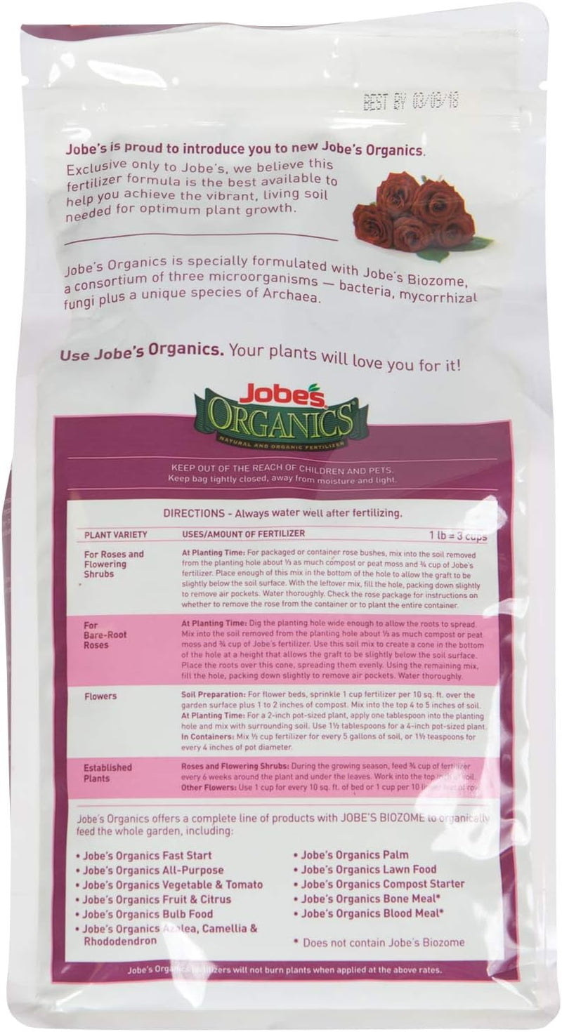 Jobe'S Organics Granular Rose Fertilizer, Organic Plant Fertilizer for Rose, Hyd