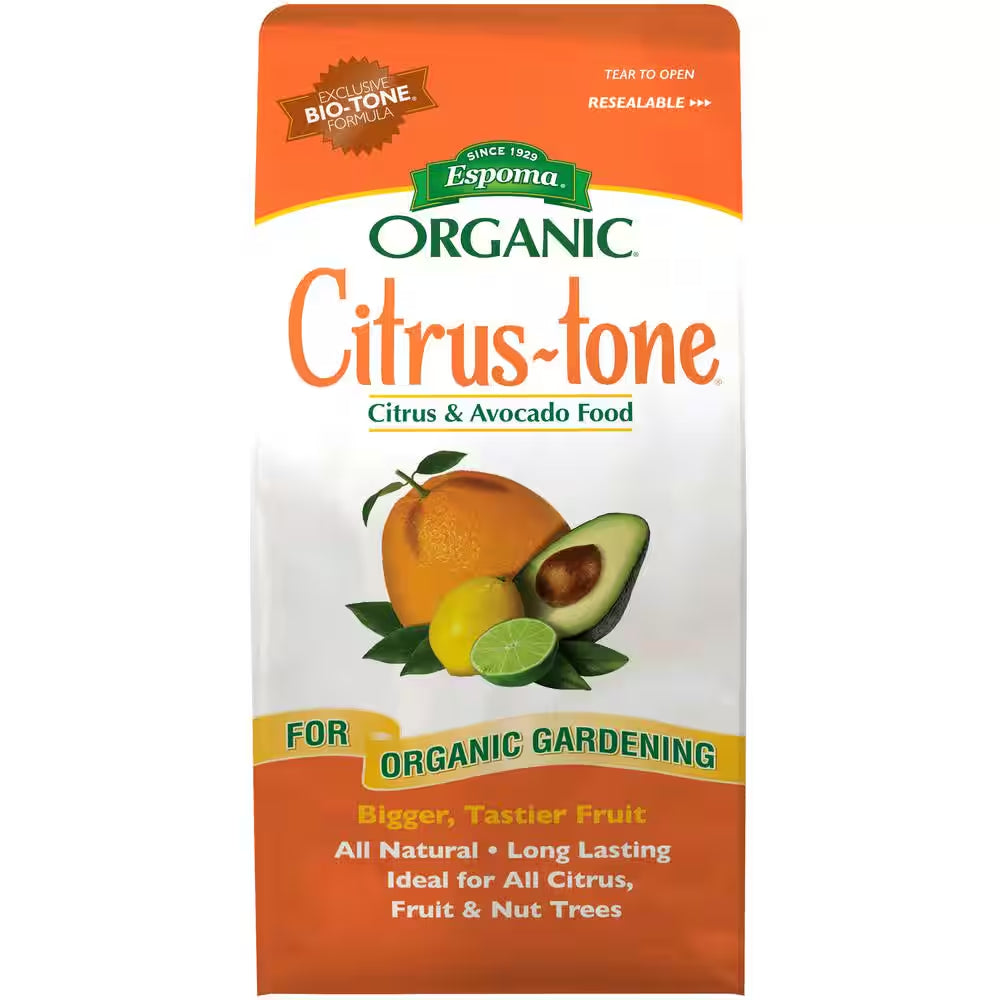 Citrus Tone 8 Lb. Organic Citrus and Avocado Plant Food 5-2-6