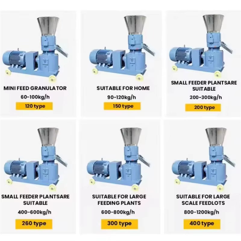 Mini Farm Feed Pellet Granulator Milling Machine Feed Processing Machine/ Wood New Style Pellet Making Machinepellet Machine