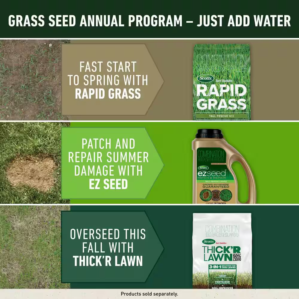 Turf Builder Grass Seed Annual Program Tall Fescue Mix for Small Lawns