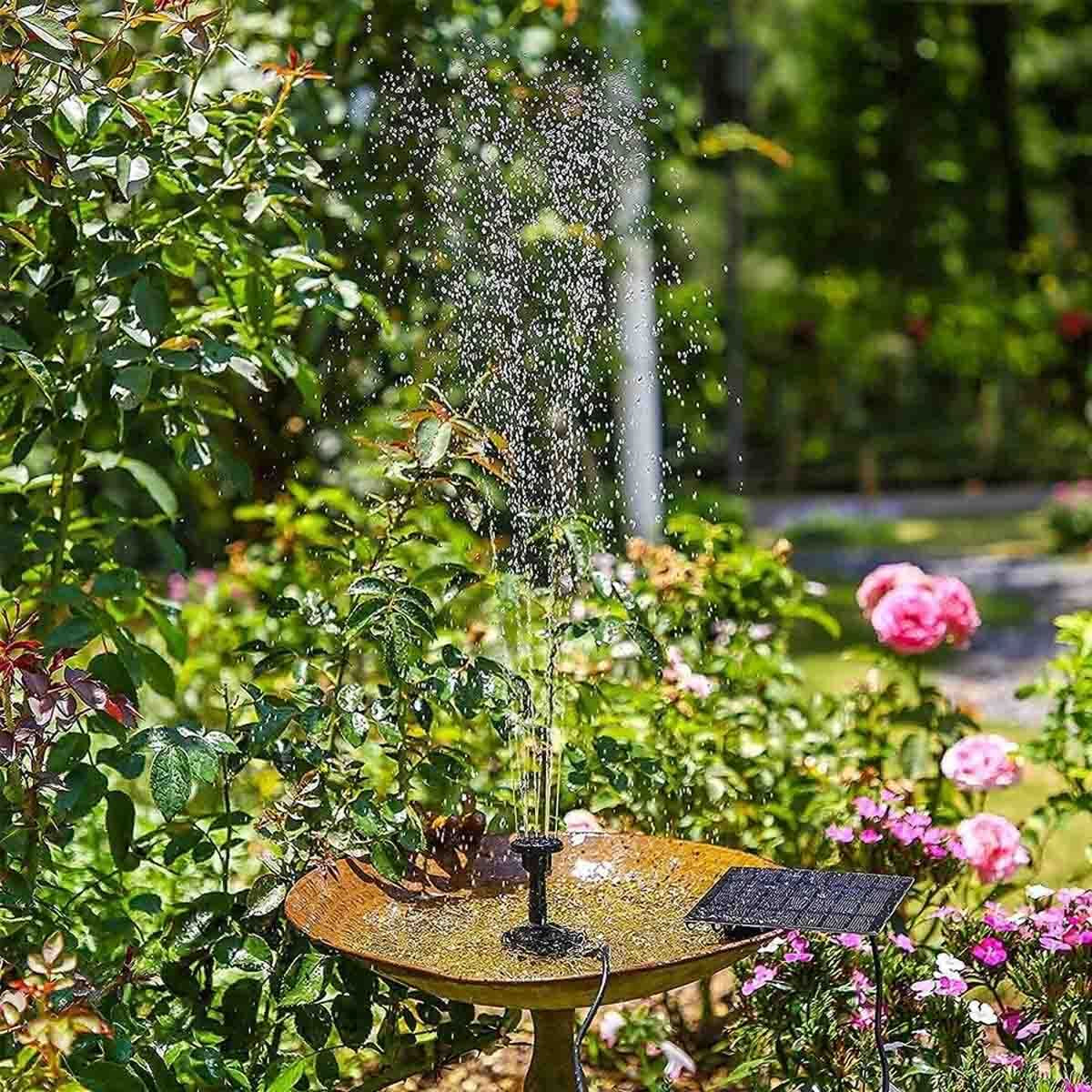 Solar Water Fountain Pump Outdoor, Upgraded Solar Fountain Pond Pump, for Garden