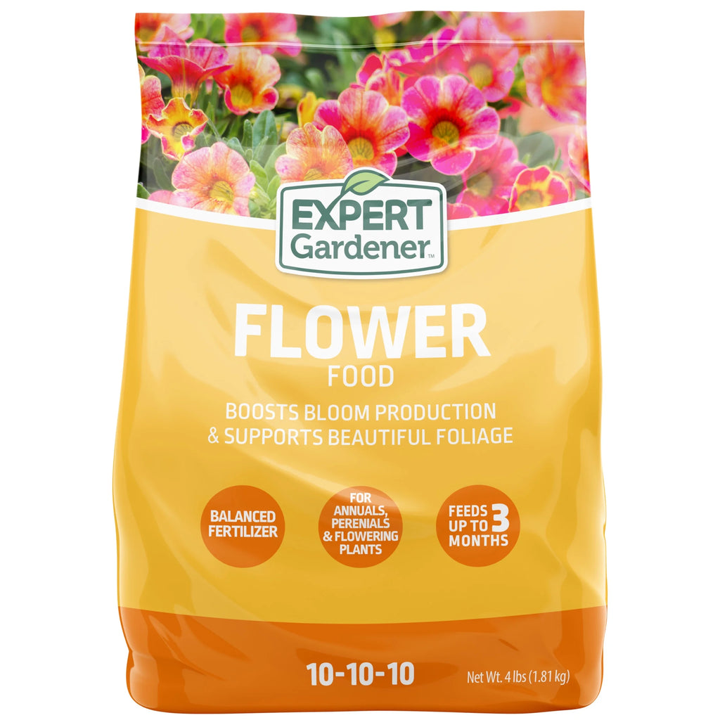 Flower Plant Food Fertilizer 10-10-10, 4 Lb.