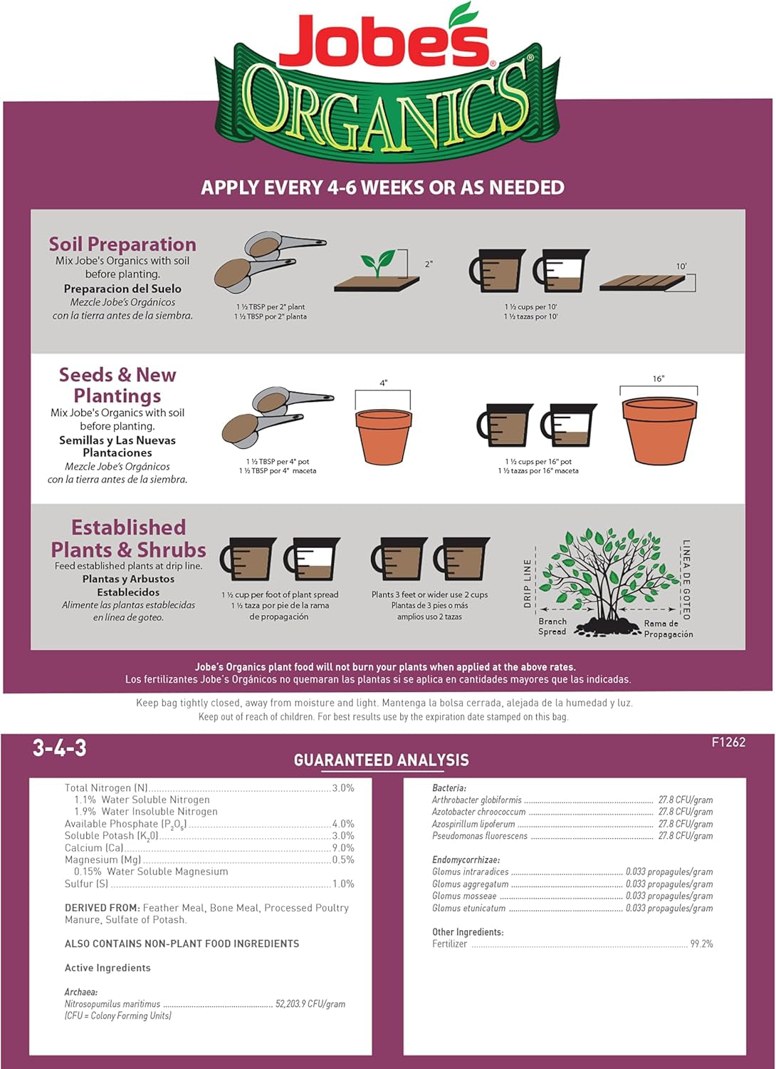 Jobe'S Organics Granular Rose Fertilizer, Organic Plant Fertilizer for Rose, Hyd