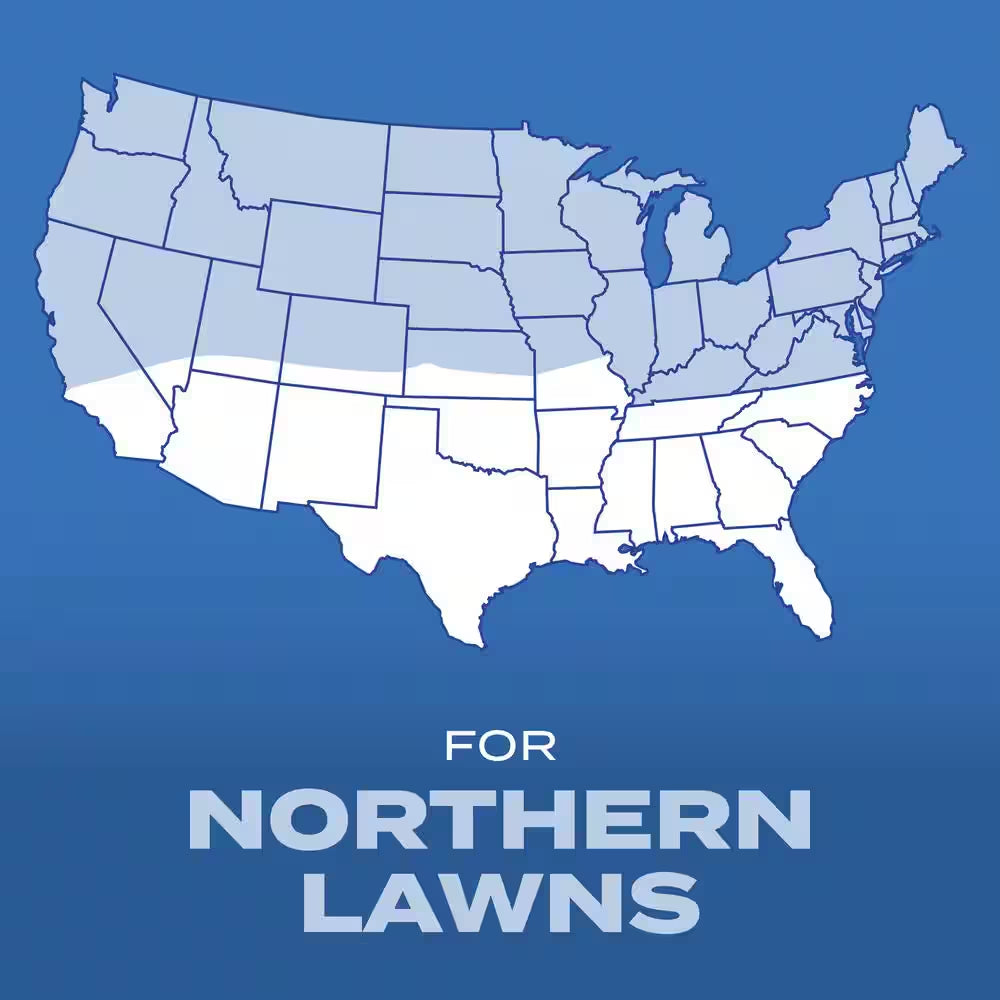 Turf Builder 5.6 Lbs. Grass Seed Sun & Shade Mix with Fertilizer and Soil Improver Thrives in a Variety of Conditions