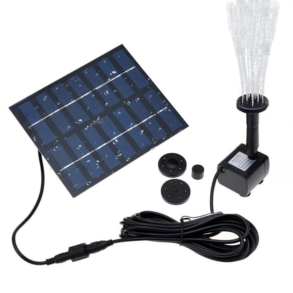 Solar Water Fountain Pump Outdoor, Upgraded Solar Fountain Pond Pump, for Garden