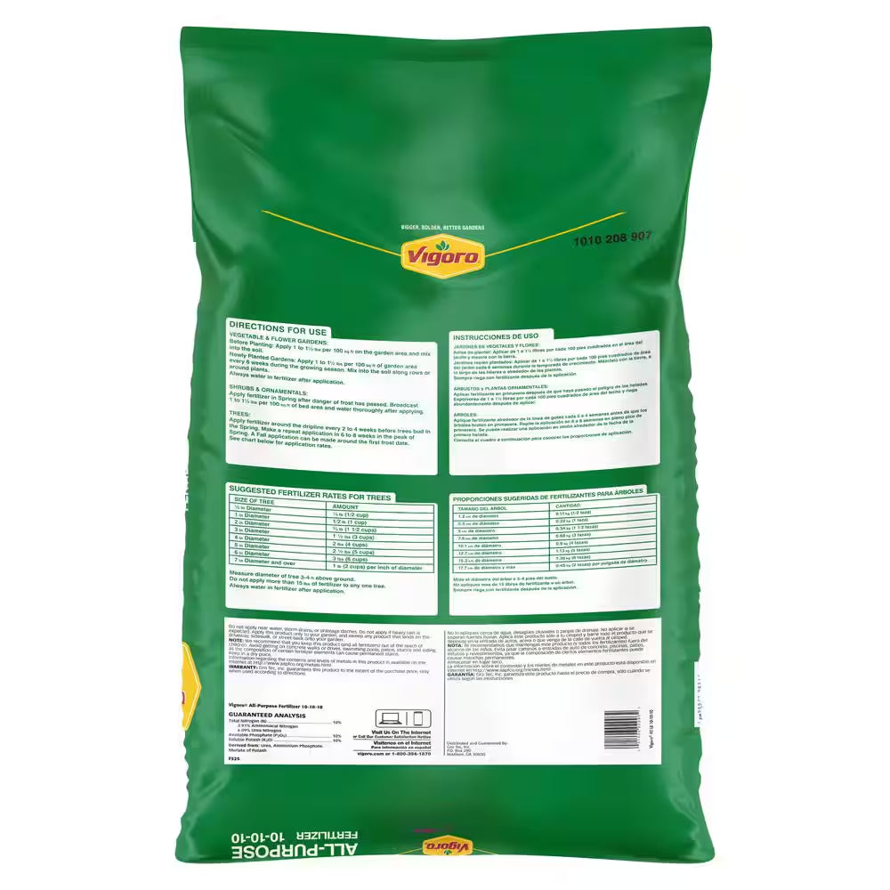 40 Lb. All Purpose 10-10-10 Fertilizer for Plants and Gardens