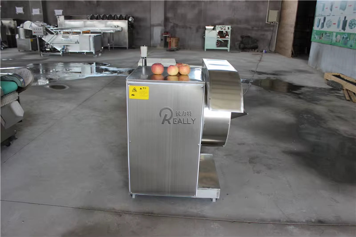 Commercial Vegetable Fruit Cutting Machine Electric French Potato Cutter Slicer Onion Cassava Cutting Machine