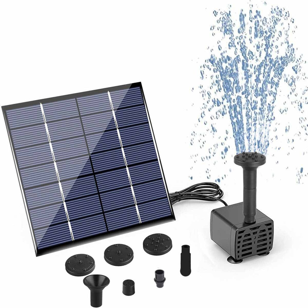 Solar Water Fountain Pump Outdoor, Upgraded Solar Fountain Pond Pump, for Garden