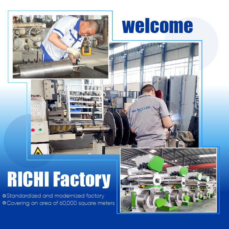 RICHI Machines de broyage d'aliments pour volaille, poulet, bétail personnalisées
