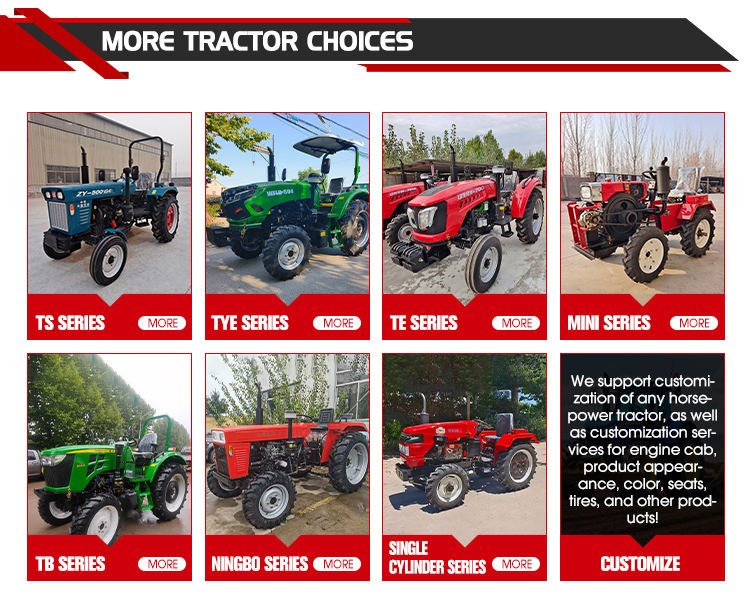 Tracteur Agricole 4x4 40 HP–50 HP Multifonction – Puissant et Polyvalent pour Jardin & Ferme