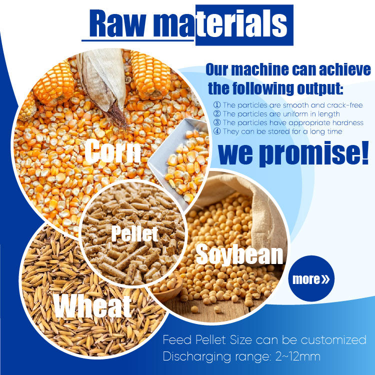 RICHI Machines de broyage d'aliments pour volaille, poulet, bétail personnalisées