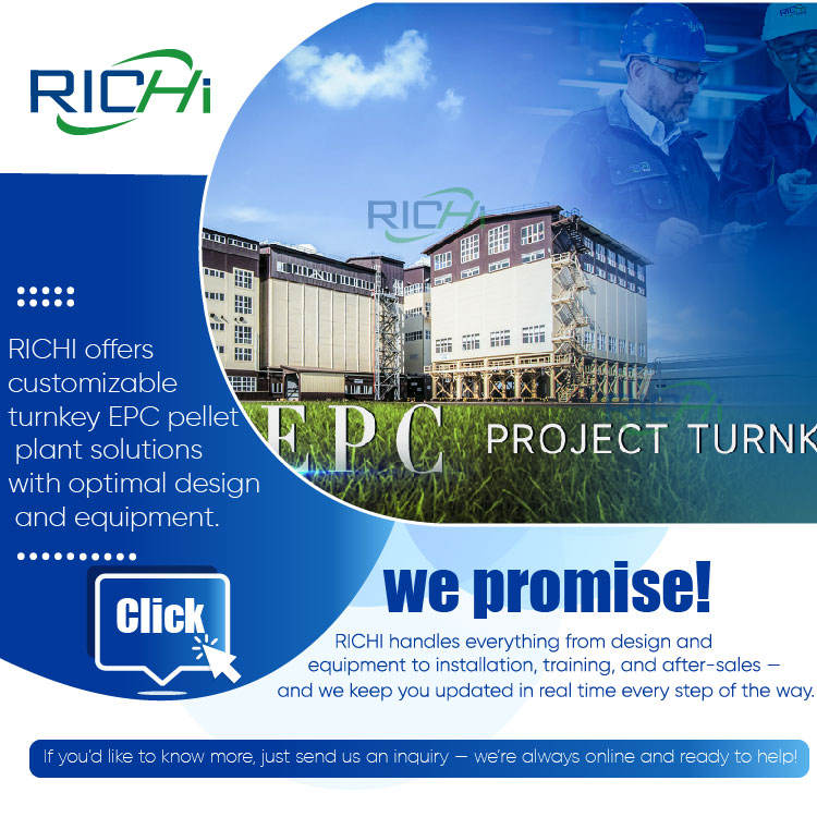 RICHI Machines de broyage d'aliments pour volaille, poulet, bétail personnalisées