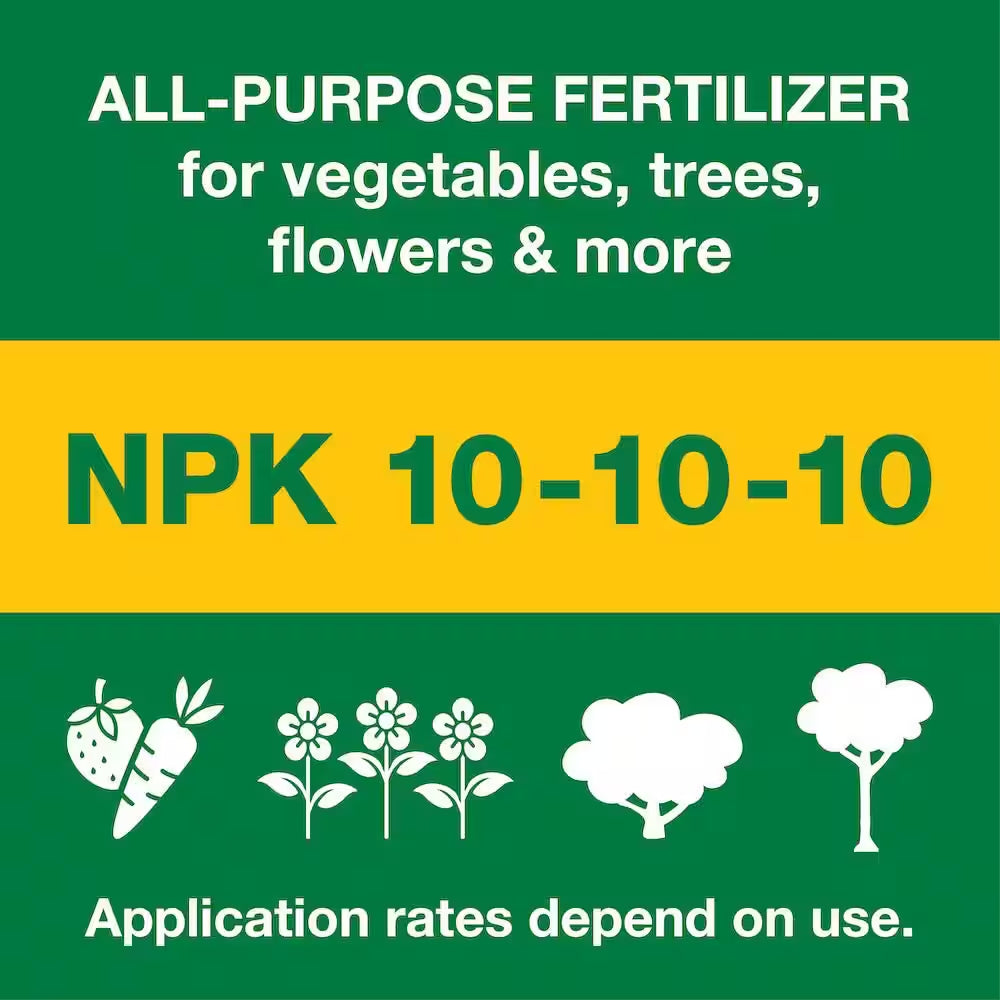 40 Lb. All Purpose 10-10-10 Fertilizer for Plants and Gardens