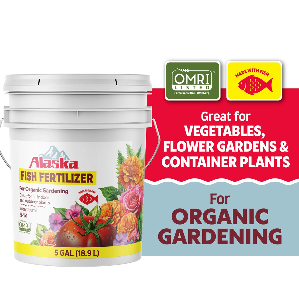 Fish Emulsion Fertilizer 5-1-1, 5-Gallon