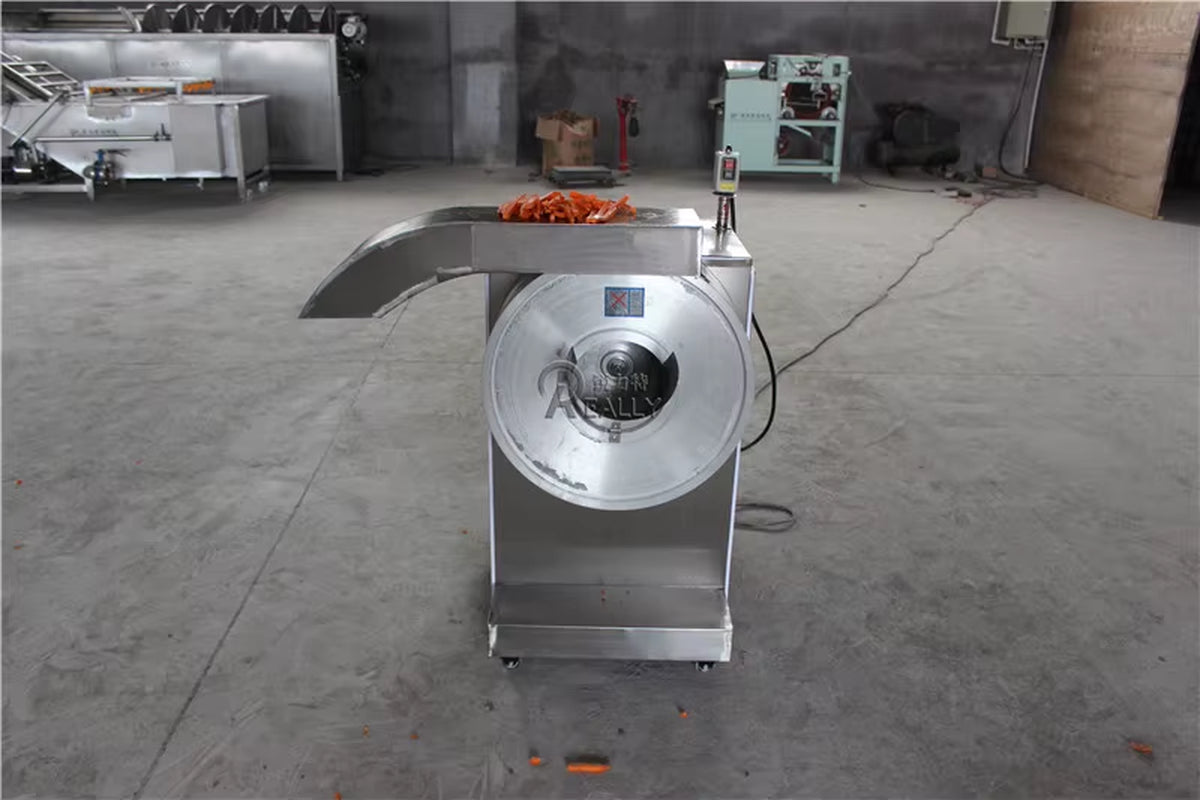 Commercial Vegetable Fruit Cutting Machine Electric French Potato Cutter Slicer Onion Cassava Cutting Machine