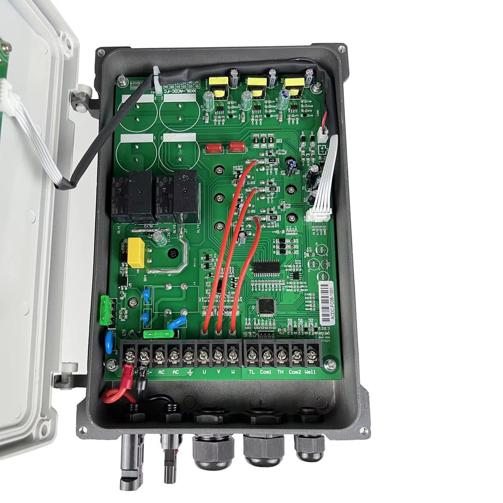 1 HP 2 HP Hybrid AC DC Solar Surface Pool Pump Controller Price Spare MPPT Solar Submersible Well Water Pump Driver Controller