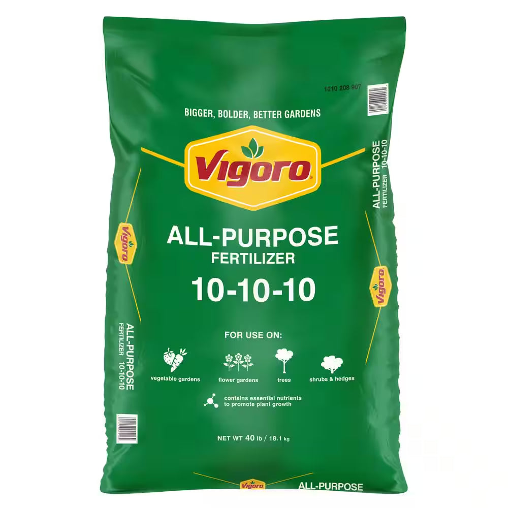 40 Lb. All Purpose 10-10-10 Fertilizer for Plants and Gardens