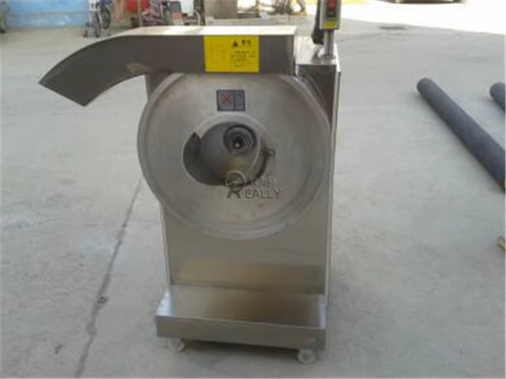 Commercial Vegetable Fruit Cutting Machine Electric French Potato Cutter Slicer Onion Cassava Cutting Machine