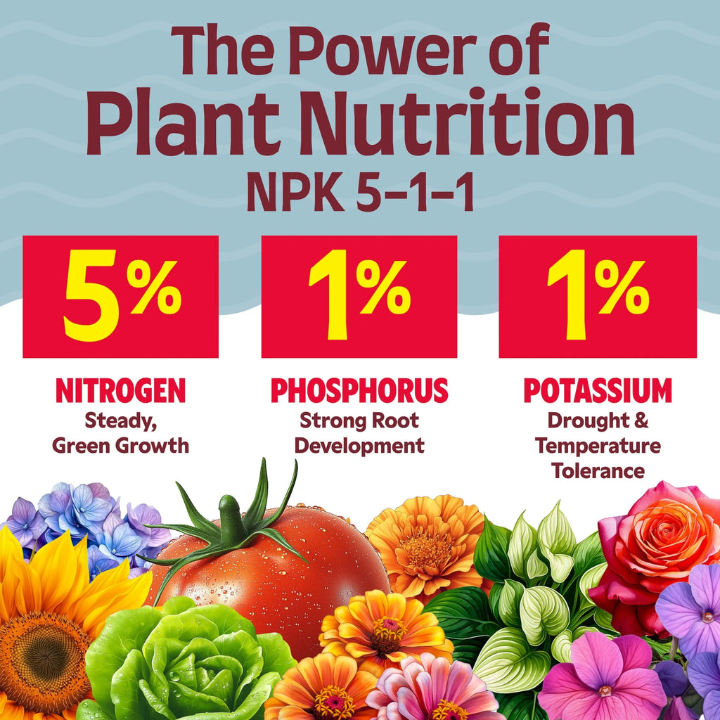 Fish Emulsion Fertilizer 5-1-1, 5-Gallon